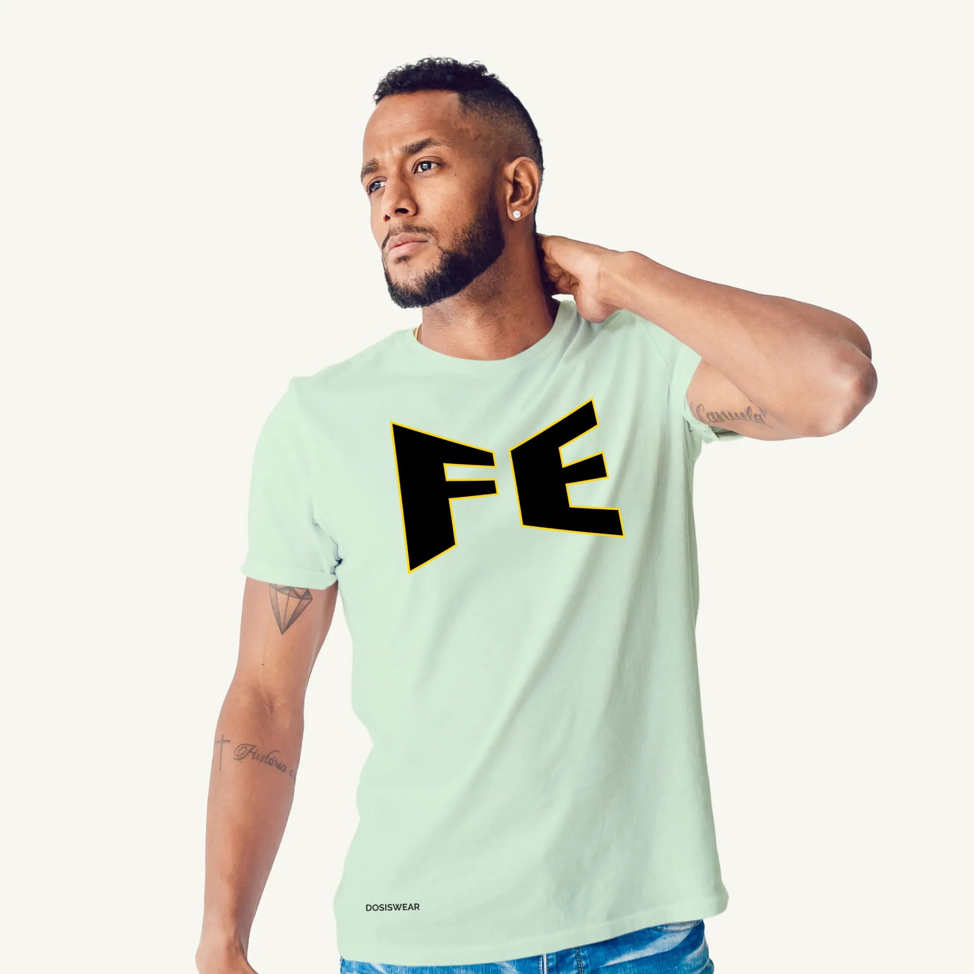 Camiseta FE | Verde Pistacho