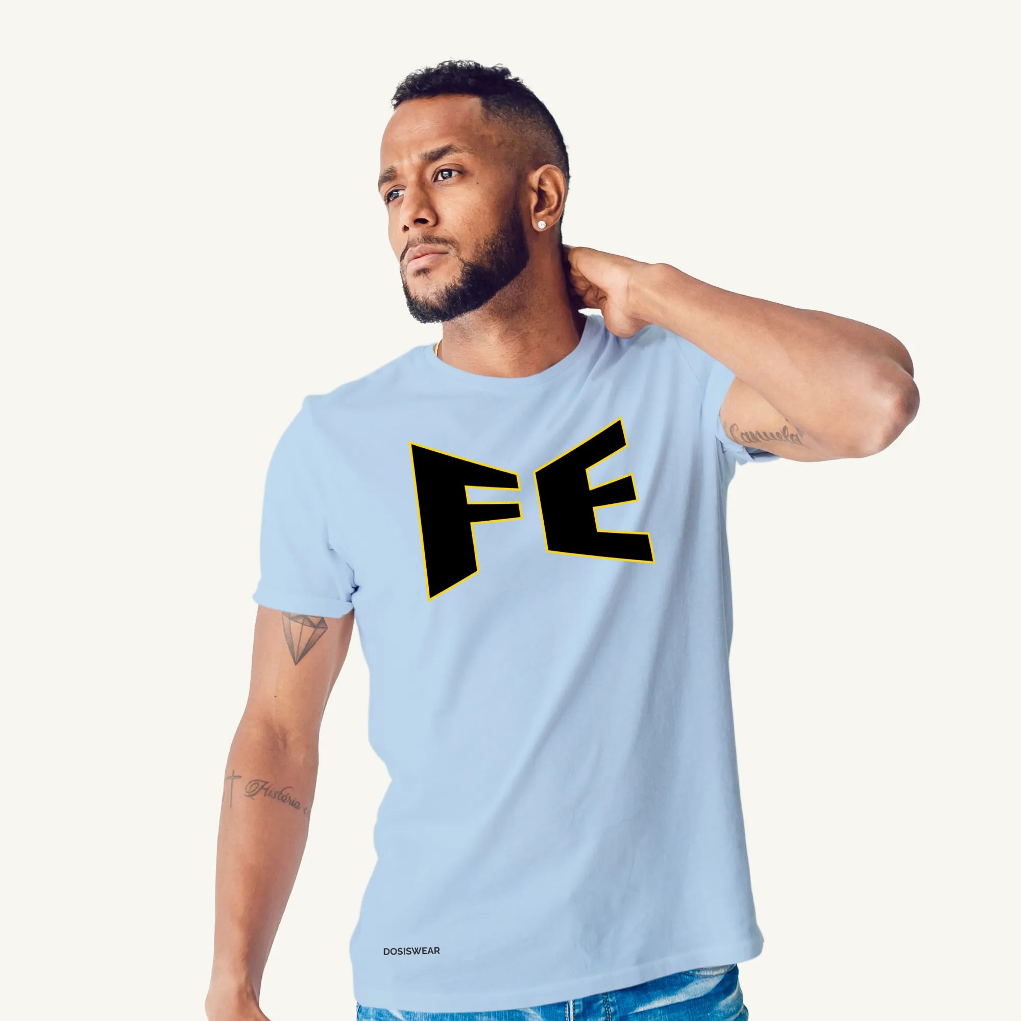 Camiseta FE | Azul Cielo