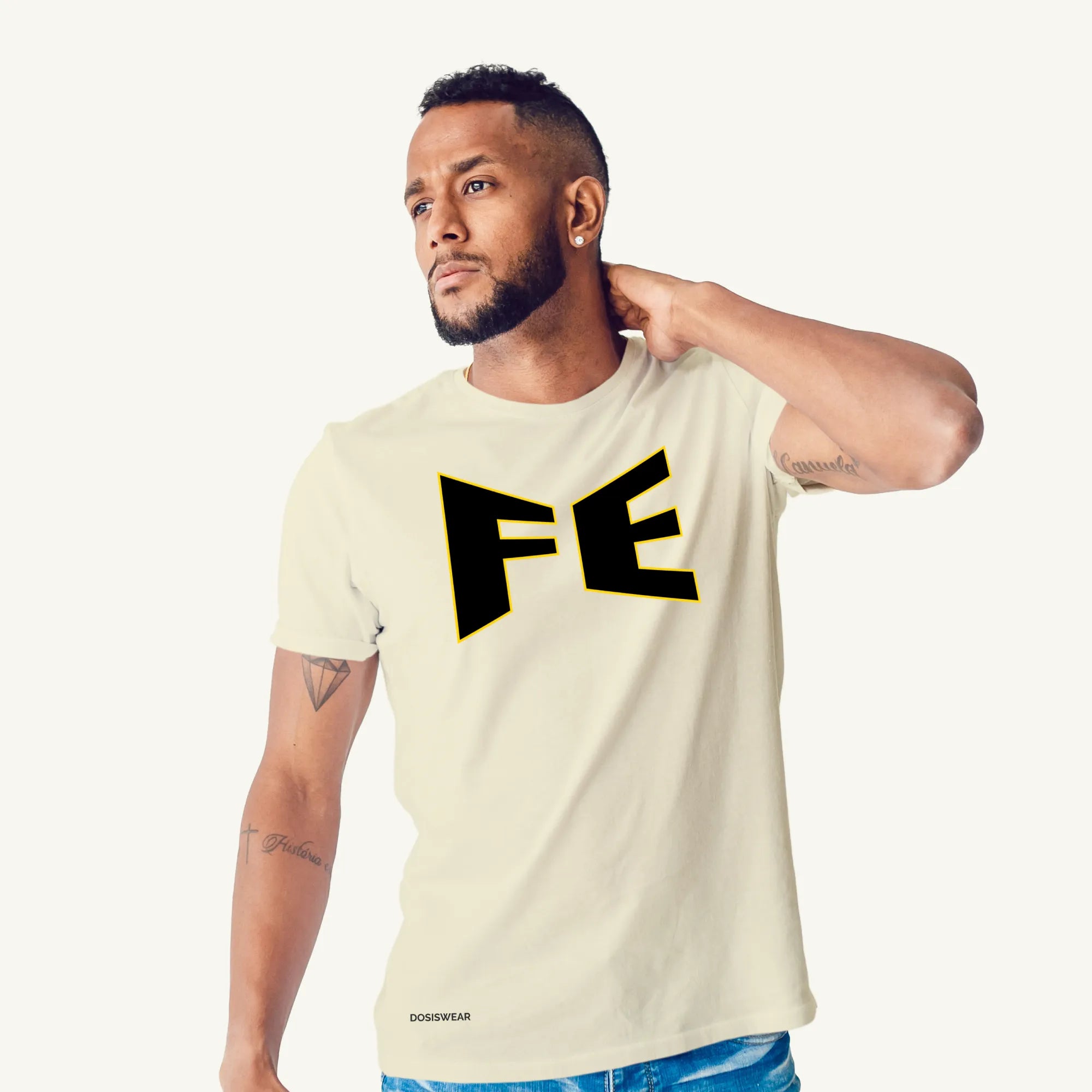 Camiseta FE | Crema