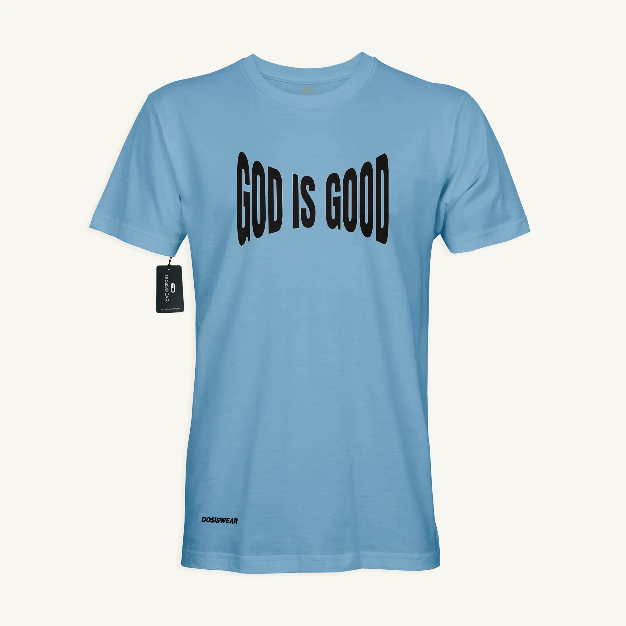 Camiseta God Is Good | Azul Cielo