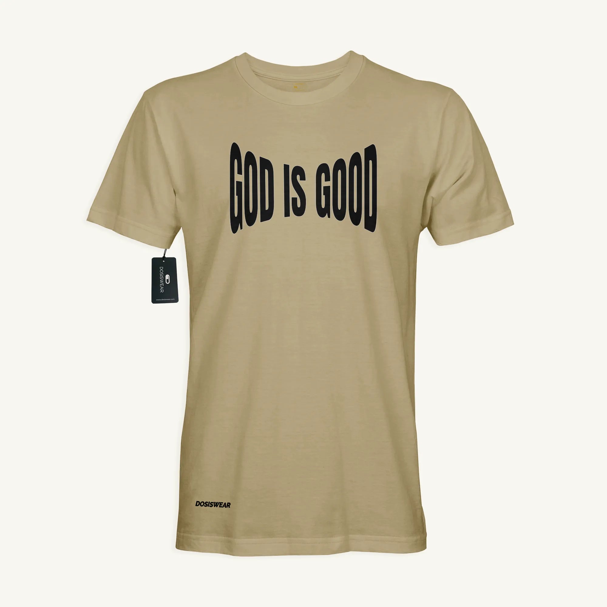 Camiseta GOD IS GOOD | Kaki Oscuro