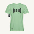 Camiseta GOD IS GOOD | Verde Pistacho