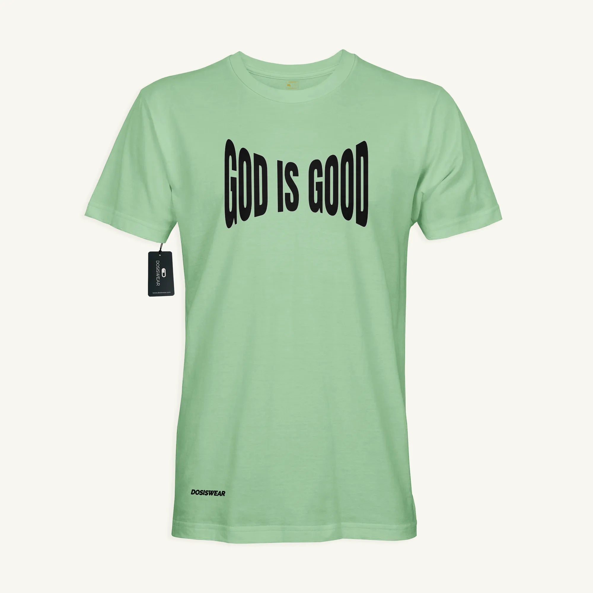 Camiseta GOD IS GOOD | Verde Pistacho