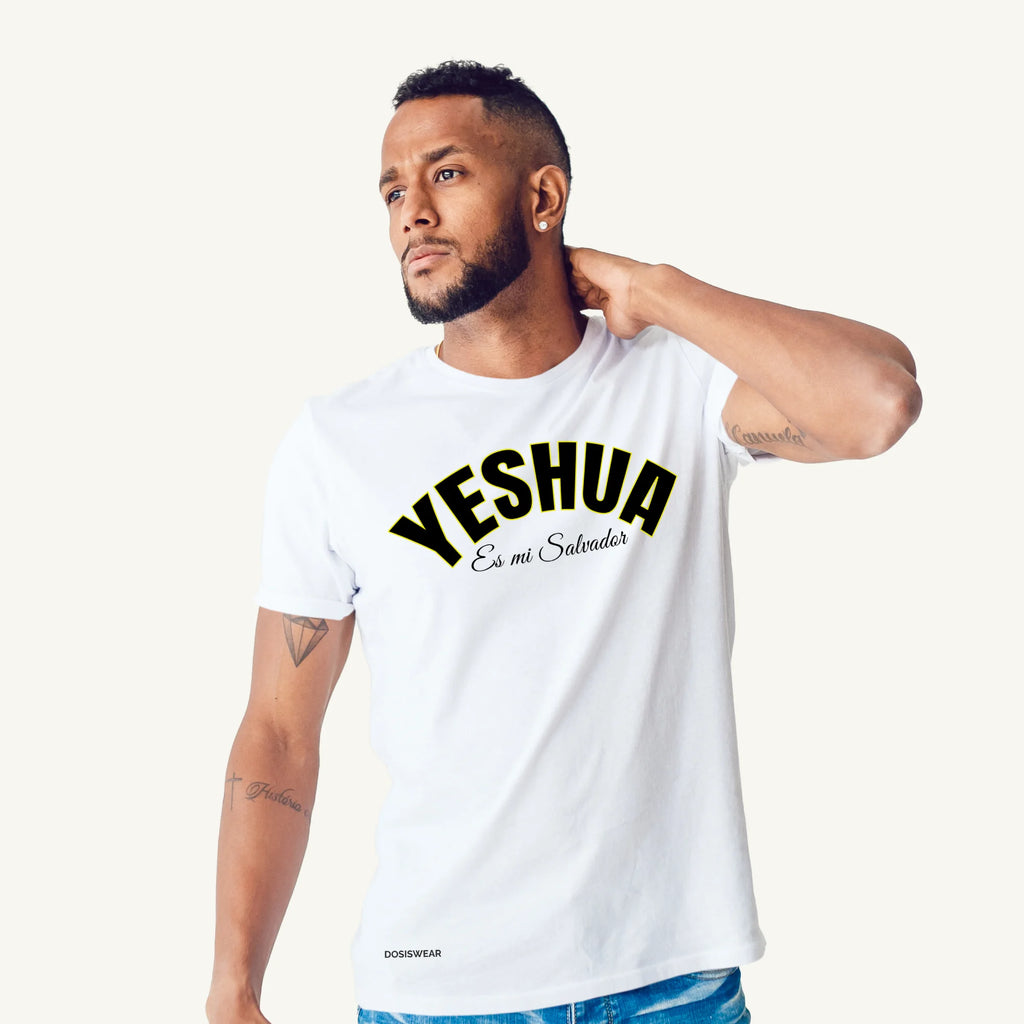 Camiseta Yeshua Es mi Salvador | Blanca