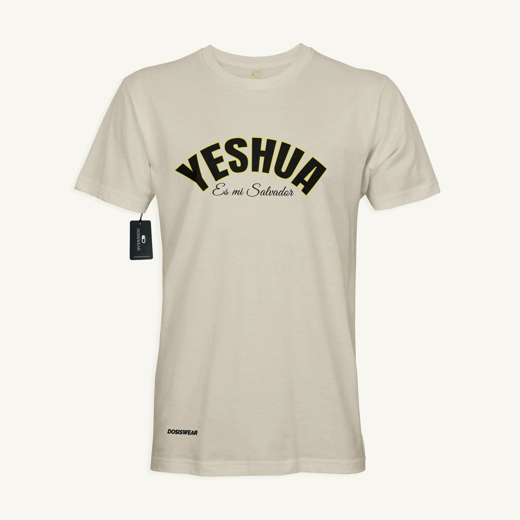 Camiseta Yeshua Es mi Salvador | Marfil