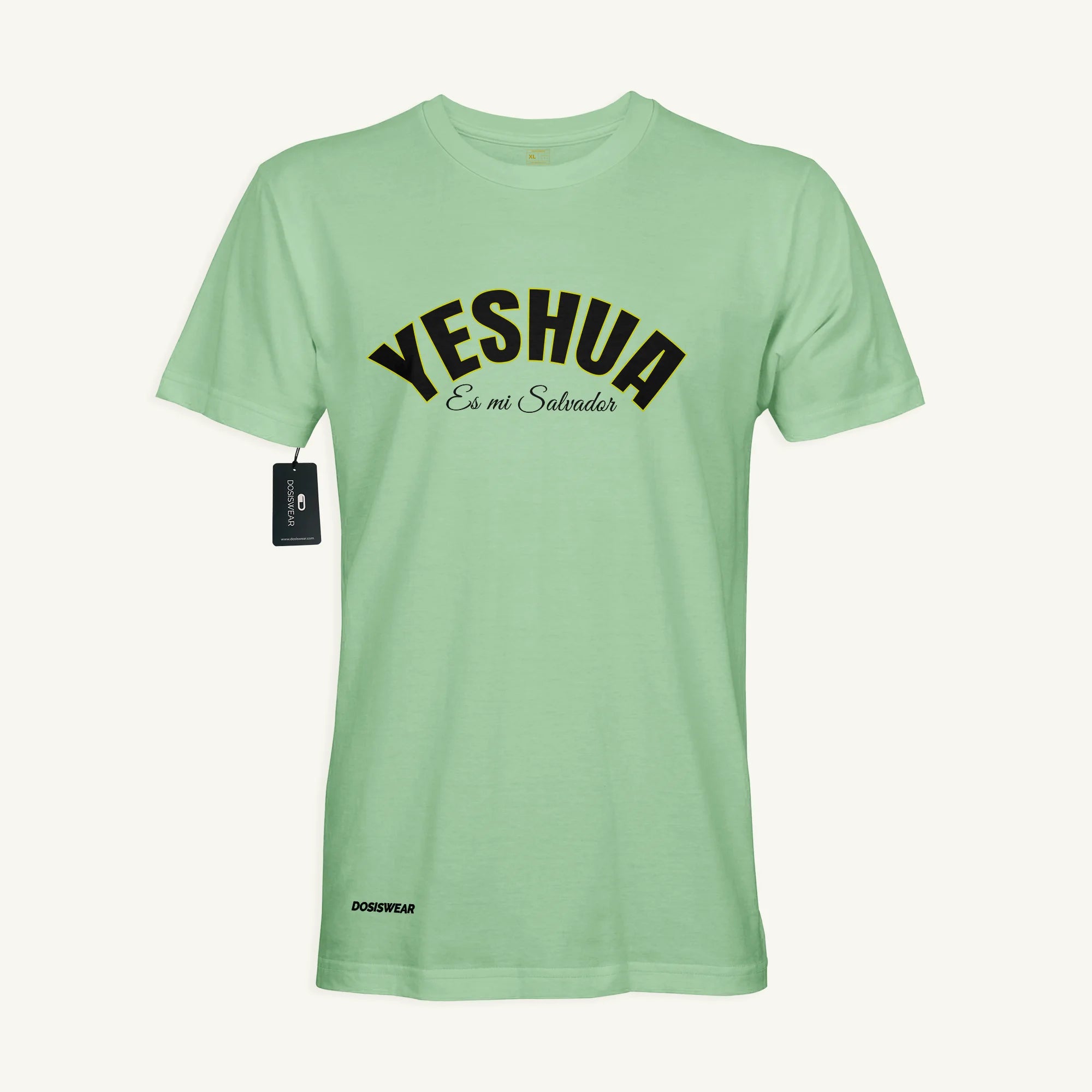 Camiseta Yeshua Es mi Salvador | Verde Pistacho